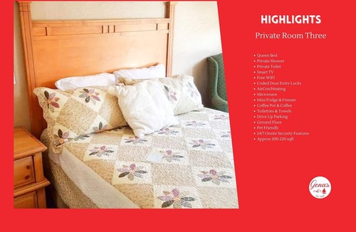 Dunlap Apartment | Private Room #3: Queen + Priv Bath | Near Kings Canyon & Sequoia National Parks