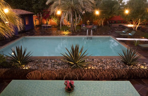 Tahquitz River Estates House | PS CITY ID: 2425. 1930s 2-story Spanish: 4 guest suites, AC, Awesome wireless
