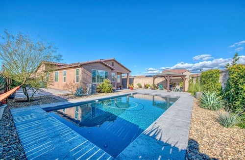 Clovis House | Quiet Clovis Retreat, Resort Pool, 80” Theater TV