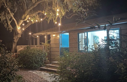 Northeast Carmel Apartment | Quintessential Carmel Writer's Hideaway with Private Garden and Patio.