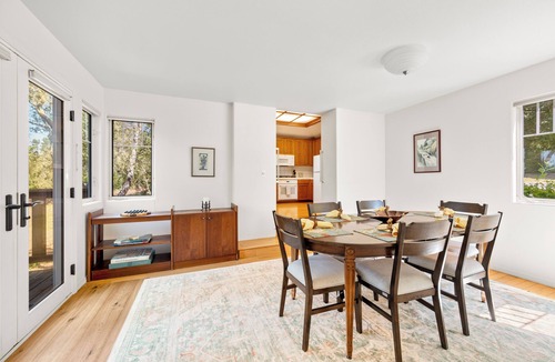 Lodge Hill House | Redwood Refuge, A Peaceful Pines Escape Near Trails & Town. Pet Friendly Too!
