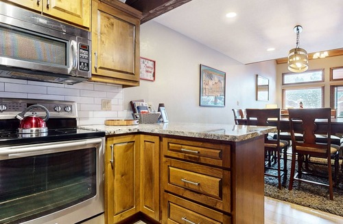 Mammoth Lakes Condo | Remodeled Townhome near Golf Course! Private Deck & Gas Grill. Quiet Location