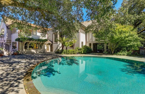 San Anselmo House | Ross Estate: pool, spa, outdoor kitchen and fireplace, lush gardens and privacy