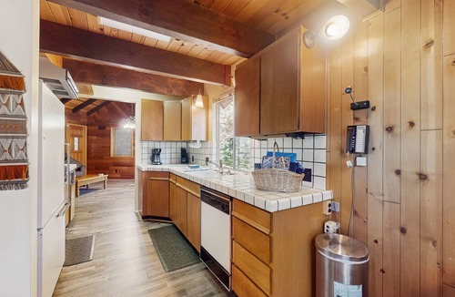Cedar Glen House | Rustic, wooded escape near the village w/a lovely deck