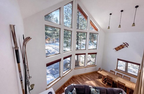 Sierra Tract House | Serene Creekside Chalet: Hot Tub Games BBQ