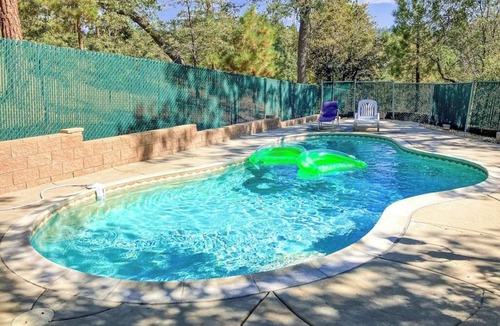 Arrowbear Lake House | Spacious, classic home near skiing - fireplace, game room & summer seasonal pool