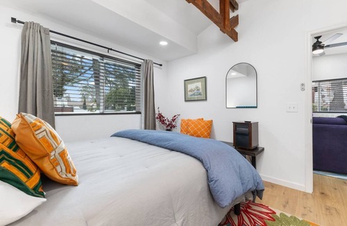 Visalia House | Spanish Casita w/Pool, Hot Tub & Garden Oasis
