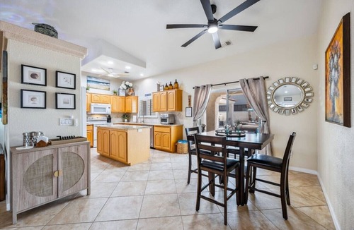 Lake Havasu City House | Stillwater Palms: 4BD, Pool+Spa, Casita, Lake View, Lakeside of Highway Location