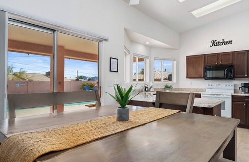 Lake Havasu City House | STOCKED Pool Home, RV & Boat parking, Game room. Sleeps 13