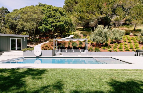 Bayside Acres House | Stunning contemporary estate with pool, spa, waterside, and water & nature views