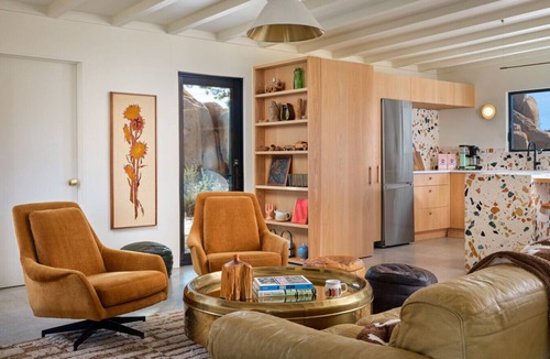 Pioneertown House | Swim Rock House: Pool & Spa Carved in Massive Boulders