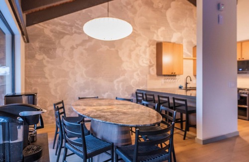 Mammoth Lakes Condo | The Icelander- Japandi Inspired Semi Ski-Out · EV · Hot tub. Above Canyon Lodge