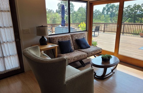 Santa Rosa House | Tranquil 3-bedroom house with AC and vineyard views.