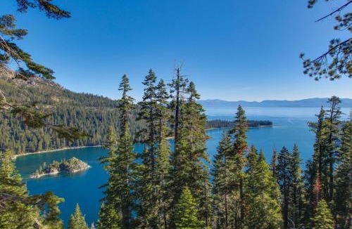 Tahoe Paradise House | Tranquil Family-Friendly A-Frame Cabin with Big Backyard Deck & Gas Grill