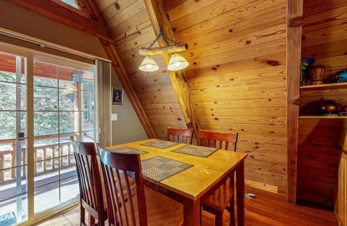 Tahoe Paradise House | Tranquil Family-Friendly A-Frame Cabin with Big Backyard Deck & Gas Grill