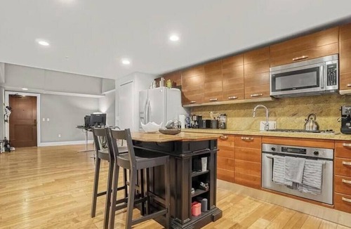 Historic Core Condo | Urban Chic 1-bedroom Loft w Cathedral Ceilings + Skylight in Vibrant Los Angeles
