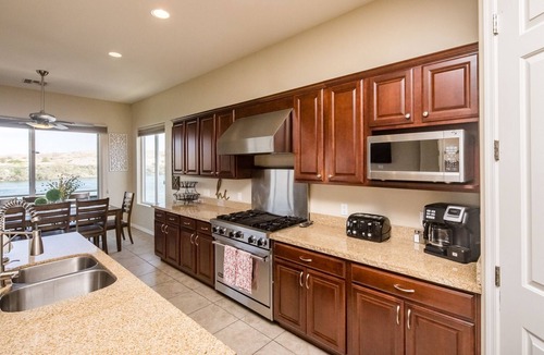 Bullhead City House | Waterfront Luxury with Private Boat Dock, Elevator