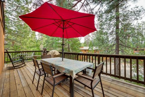 1 Mi to Shaver Lake! Family & Couples Condo