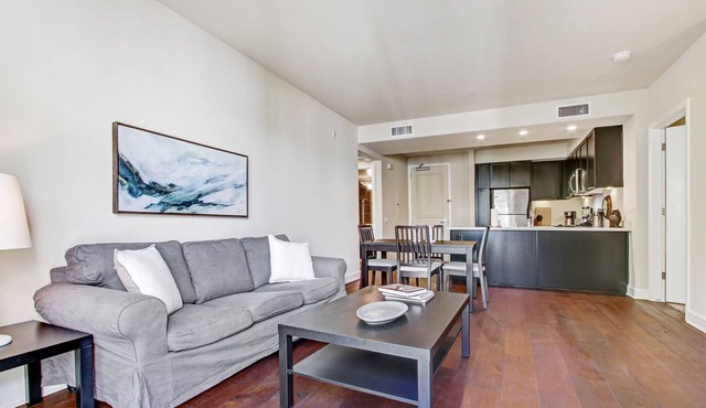 4th floor 2bedroom/2bath with private patio overlooking the meditation garden!
