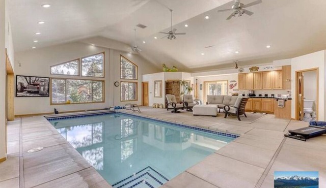 6000sf Pine House with indoor swimming pool