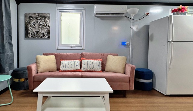 Amazing resort with AC in La Puente - 2 bedrooms container house monthly 30%OFF