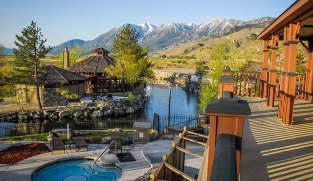 Beautiful resort in the mountains
