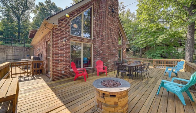 Boat Dock & Fire Pit: Lakefront Paradise in Eucha! in Eucha