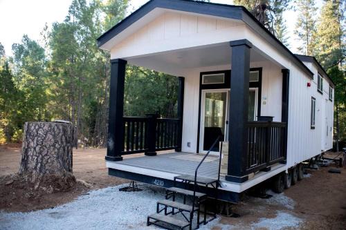 Bright Modern Tiny Retreat with Yoga Dome Near Yosemite, Groveland, California
