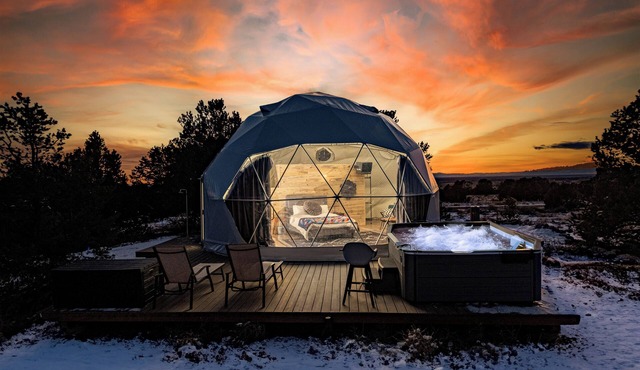 Cabin | Geodome | Hot Tub | Fire Pit | Stargazing Pergola | Great Sand Dunes NP in Crestone