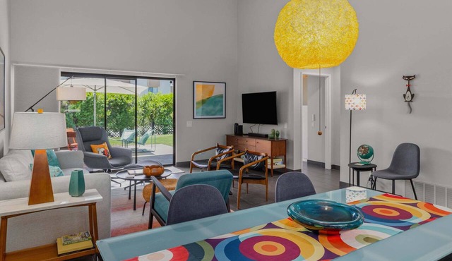 Calm Waters Palm Springs | Mid-Century Modern 2BR | Access to Pool, Tennis, & Pickleball