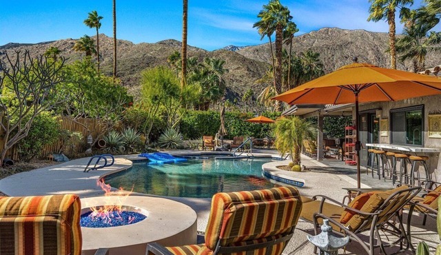 Casa de Las Puertas – Palm Springs Oasis with Pool, Spa, Fire Pit & Mountain Views