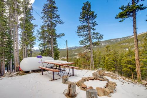 Colorado Cabin with Deck, Fire Pit and Mountain Views! in Idaho Springs