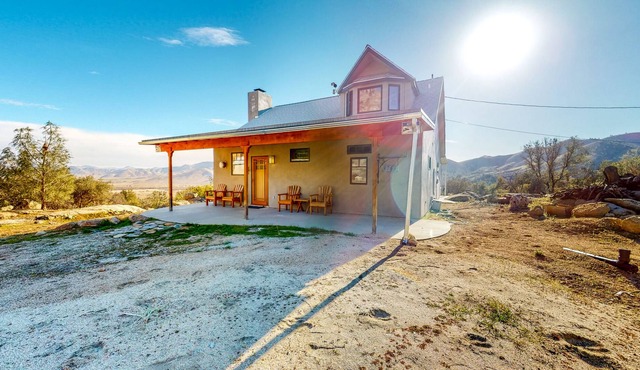 Custom-crafted acreage with sunroom & clawfoot tub