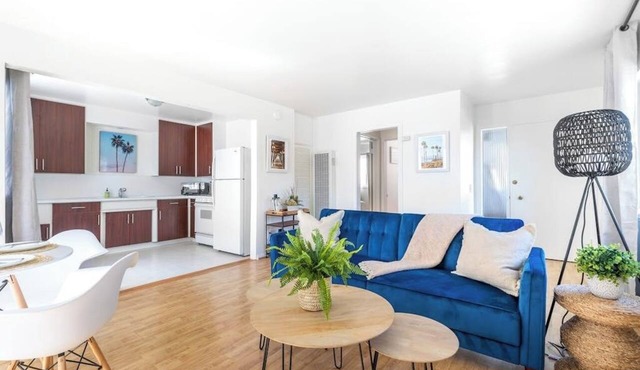 Dog-friendly condo with an ocean view, balcony & pool - beach across the street