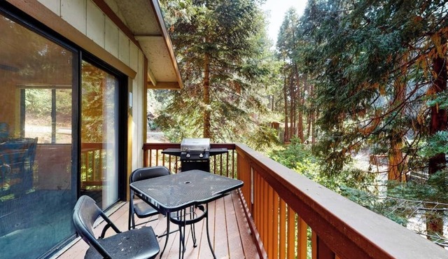 Dog-friendly mountain cabin w/full kitchen, wood fireplace, and wet bar