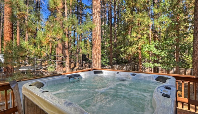 Evergreen Retreat by Destination Big Bear: Close to Snow Summit! Pool Table! Fenced Yard! Spa! Single Story!
