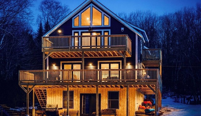 Experience Lakeside Living with a Perfect Blend of Rustic Charm & Modern Luxury in Lunenburg