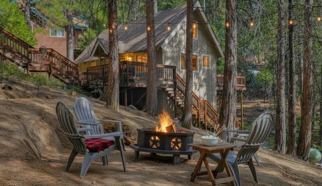 Family Cabin Near Pinecrest Lake-Game Deck + Firepit!