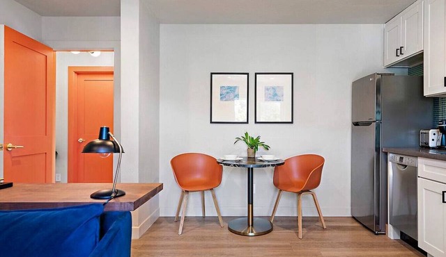 Fully furnished apartment tucked away on-site at UpValley Inn & Hot Springs