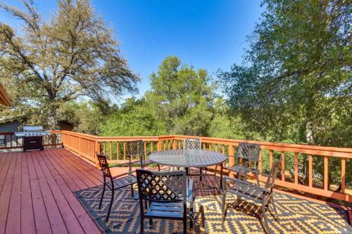 Game Room + Bar: Wooded Pine Mountain Lake Retreat