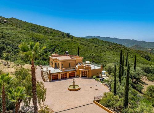 Gated Malibu Estate with Pool, Movie Theater, Sauna, Canyon Views
