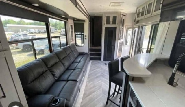 Gold Rush Historic Location with Luxurious Recreational Vehicle with Porch