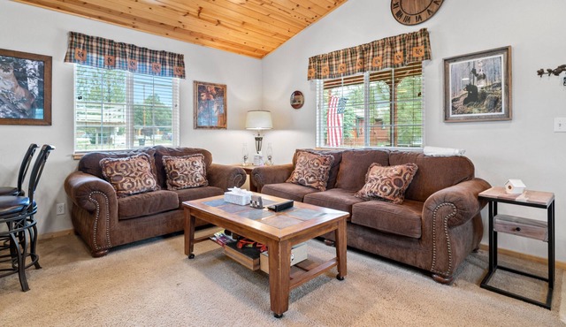 Heavenly Daze - Cute and cozy cabin with hot tub and large fenced yard