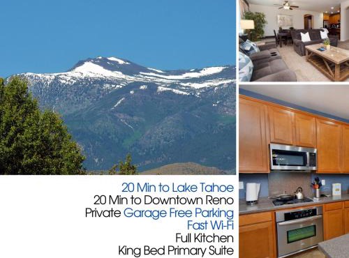 Lake Tahoe Reno 4 Bedrooms Full Kitchen King Bed