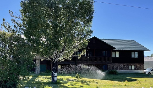 Large cabin with a great view on 3 acres. 5 miles from lake Cascade in Cascade