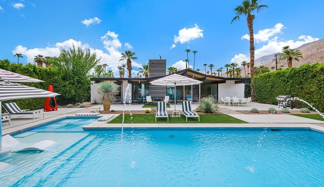 Luxury Mid-Century Eichler | Pool, Spa & Mtn Views