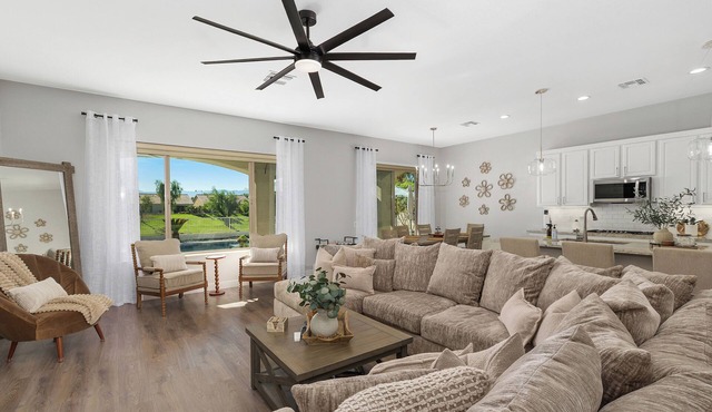 NEW! Poolside & Par on San Mateo- by GPM/Fairway Views +Priv. Pool +3BR +Office