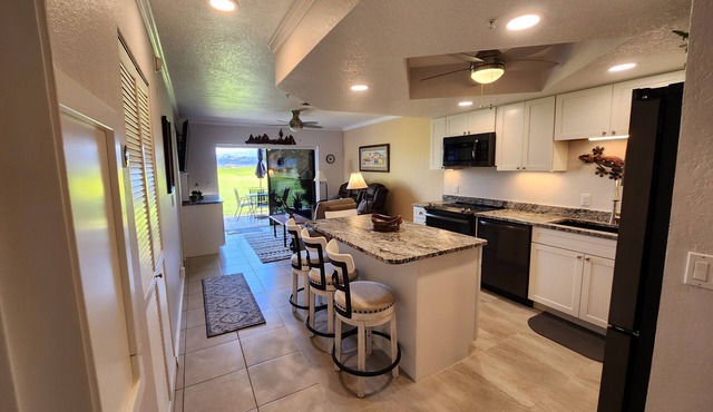 Newly REMODELED 1st floor condo, huge patio, perfect location