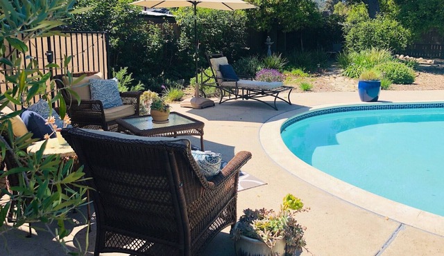 No Cleaning fee, Beautiful Ojai Getaway Outdoor balcony sleeping, Spa & Fire pit