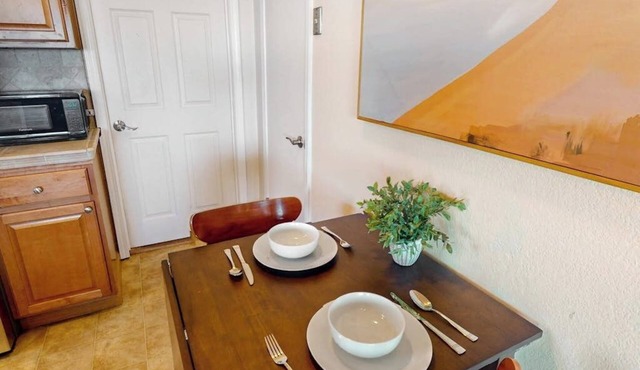 Ocean-view home in great location with backyard deck, grill, streaming, & W/D in Monterey